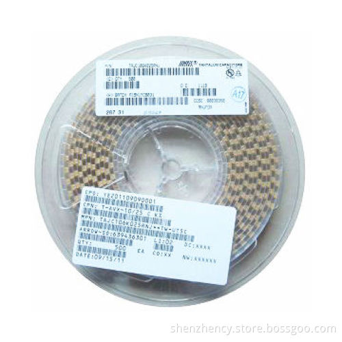 Tantalum Capacitor, TAJC106K016RNJ, 10UF 16V 10% 2312, C-case